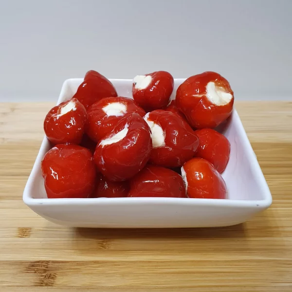 Sweet feta stuffed peppers